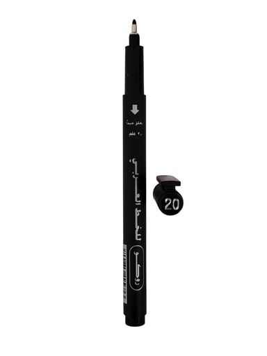 قلم خط اسود 2MM روكو